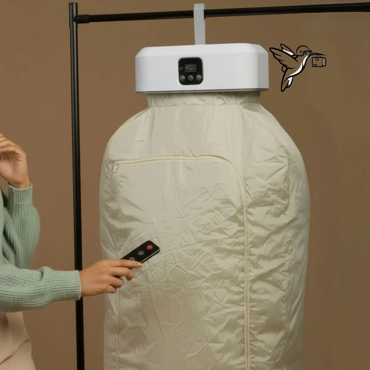 SECADOR DE ROPA PORTÁTIL 600W - 3 EN 1