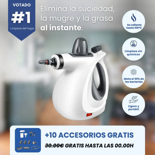 REDHUT: LIMPIADOR A VAPOR Y SANITIZADOR 50% DE DESCUENTO